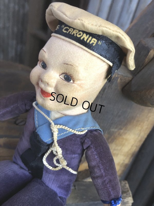 画像9: Vintage Sailor Boy Souvenir Cloth Doll R.M.S. CARONIR (A297) 