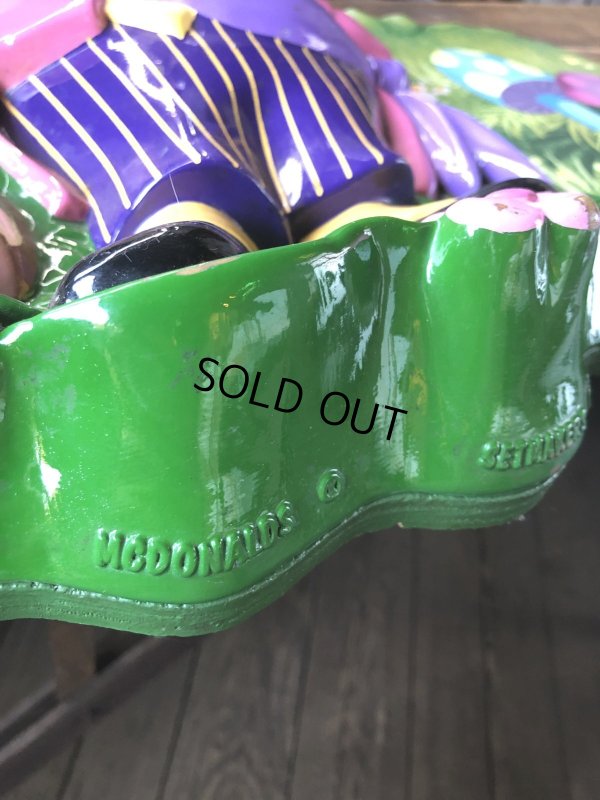 画像4: 70s Vintage SETMAKERS McDonalds Playland Mayor McCheese Wall Plaque Statue (A298)