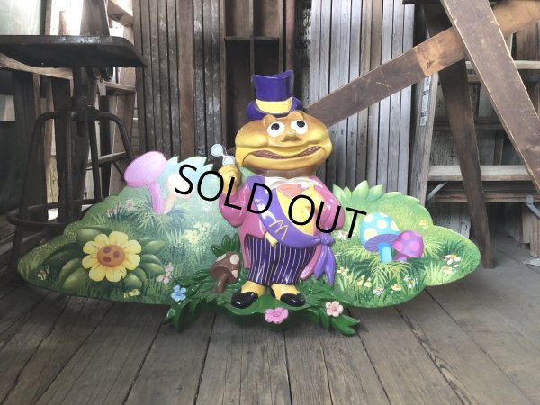画像1: 70s Vintage SETMAKERS McDonalds Playland Mayor McCheese Wall Plaque Statue (A298)