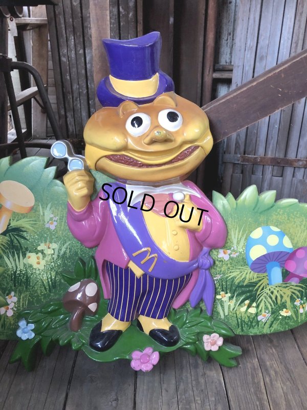 画像6: 70s Vintage SETMAKERS McDonalds Playland Mayor McCheese Wall Plaque Statue (A298)