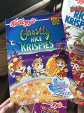 00s Vintage Kellogg's Cereal Box RICE KRISPIES Ghostly (A307)