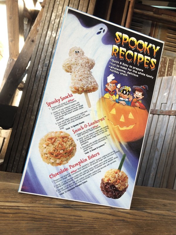 画像4: 00s Vintage Kellogg's Cereal Box RICE KRISPIES Halloween (A304)