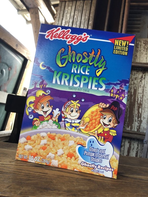 画像2: 00s Vintage Kellogg's Cereal Box RICE KRISPIES Ghostly (A307)