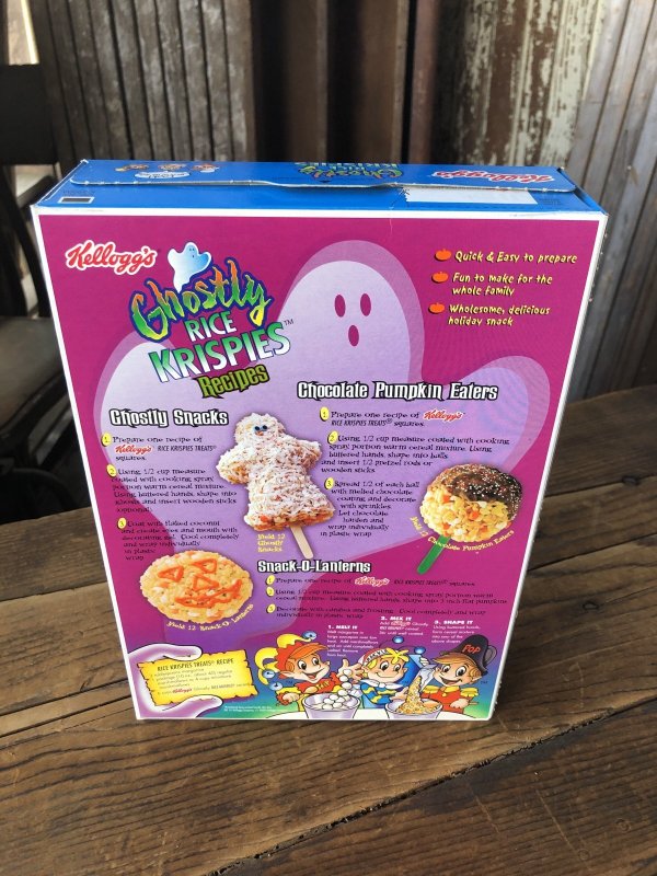 画像4: 00s Vintage Kellogg's Cereal Box RICE KRISPIES Ghostly (A307)