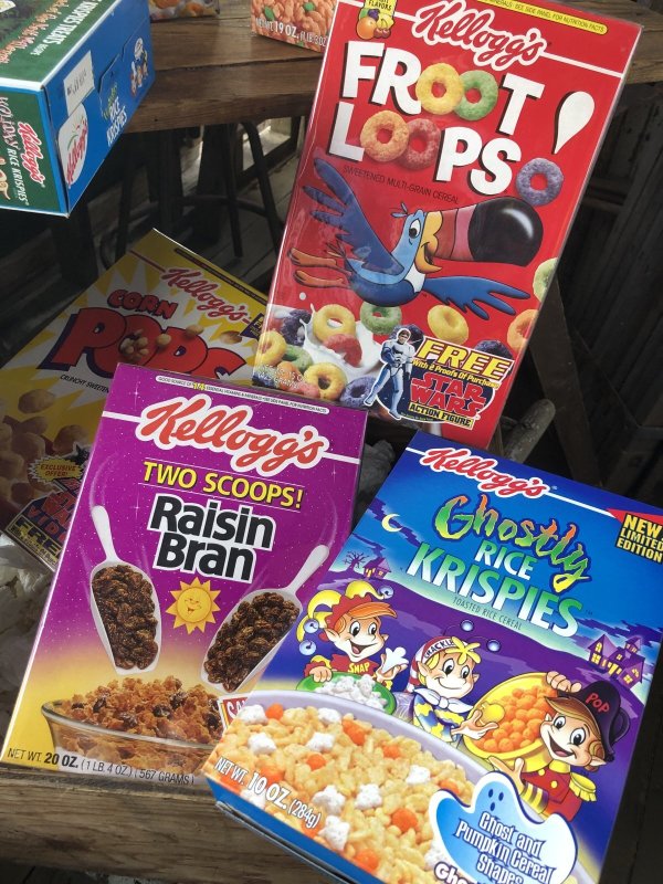 画像7: 00s Vintage Kellogg's Cereal Box RICE KRISPIES Ghostly (A307)