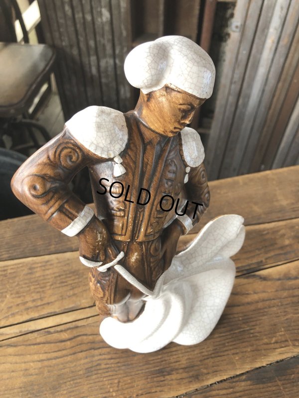 画像2: 60s Vintage Matador Porcelain Ceramic Statue Mid Century Large Figure (A308)