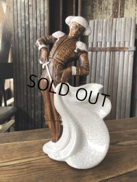 60s Vintage Matador Porcelain Ceramic Statue Mid Century Large Figure (A308)
