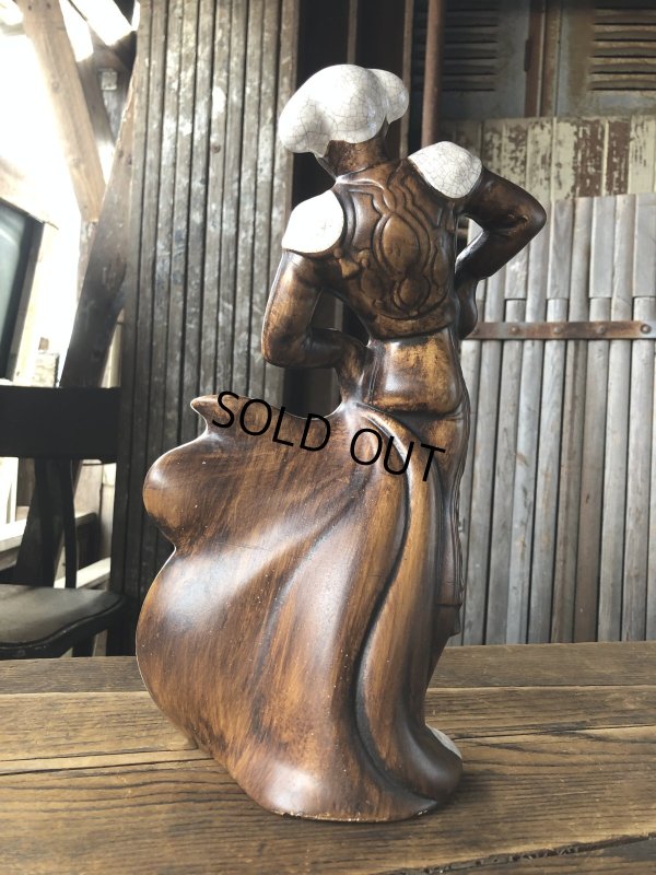画像4: 60s Vintage Matador Porcelain Ceramic Statue Mid Century Large Figure (A308)