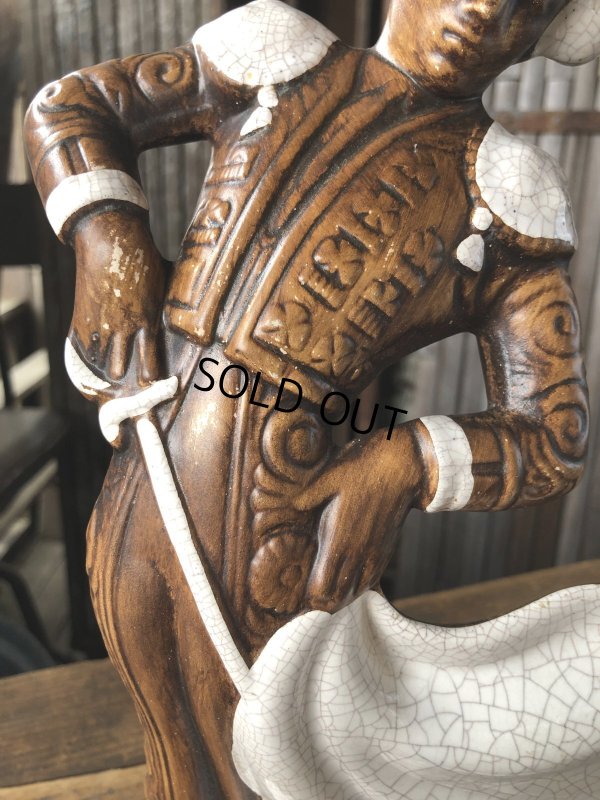 画像7: 60s Vintage Matador Porcelain Ceramic Statue Mid Century Large Figure (A308)