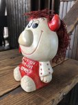 画像3: 70s Vintage Russ Berrie Wilbur Family Wilbur and Friends Ceramic Bank CAUTION Red Hot Lover (A312) (3)