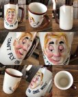 画像11: 50s Vintage Enesco Funny Faces Ceramic Mug SET (A313) (11)