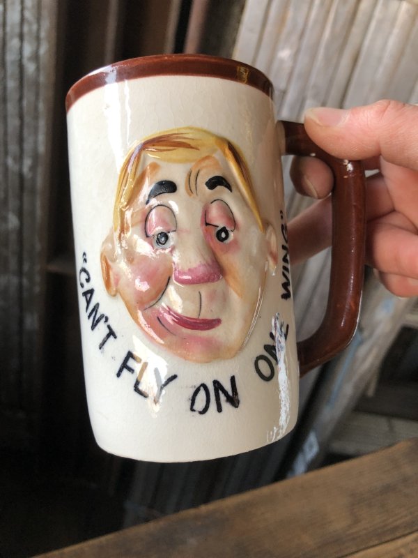 画像10: 50s Vintage Enesco Funny Faces Ceramic Mug SET (A313)