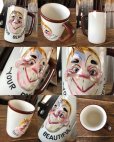 画像13: 50s Vintage Enesco Funny Faces Ceramic Mug SET (A313) (13)