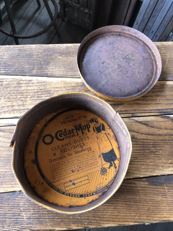 画像6: 20s Vintage O-Cedar Polish Mop Tin Can (A315)