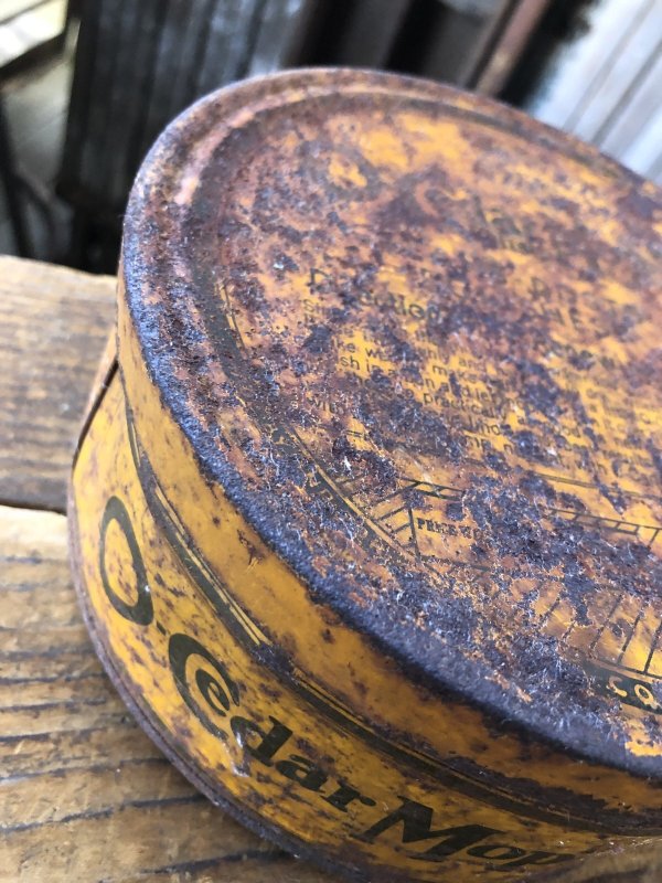 画像12: 20s Vintage O-Cedar Polish Mop Tin Can (A315)