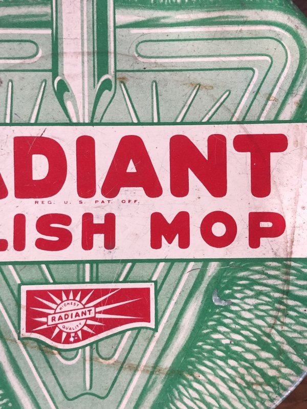 画像6: Vintage RADIANT Polish Mop Tin Can (A314)