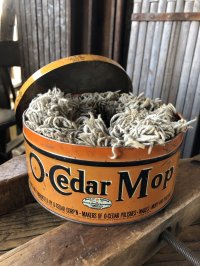 30s Vintage O-Cedar Polish Mop Tin Can (A316)
