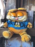 80s Vintage Dakin Garfield Plush Stuffed BIG SIZE!! (A318)