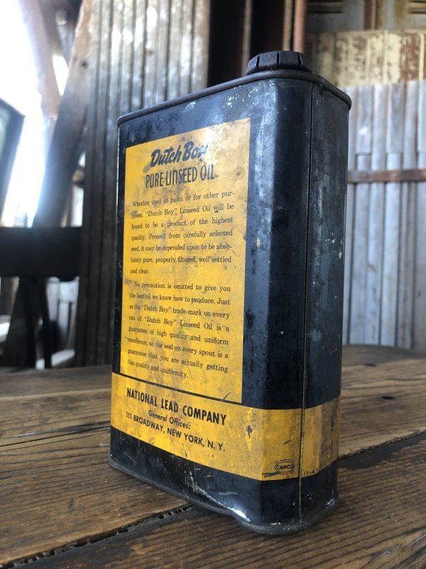 画像3: Vintage Dutch Boy Paint Linseed Oil One Quart Can (A321)