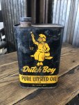 画像1: Vintage Dutch Boy Paint Linseed Oil One Quart Can (A321) (1)