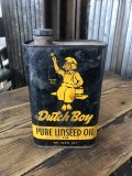 Vintage Dutch Boy Paint Linseed Oil One Quart Can (A321)