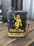 Vintage Dutch Boy Paint Linseed Oil One Quart Can (A321)