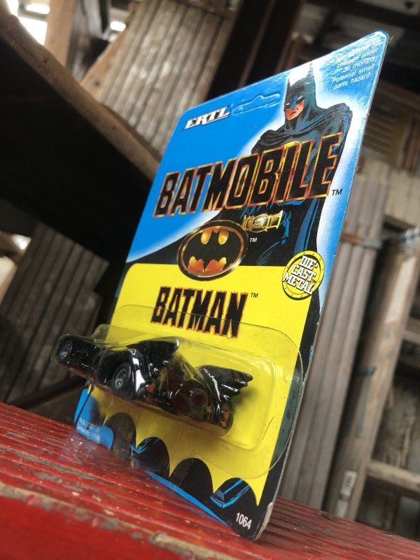 画像4: 80s Vintage Ertl BATMAN Batmobile 1/64 Diecast Car MOC (A324)