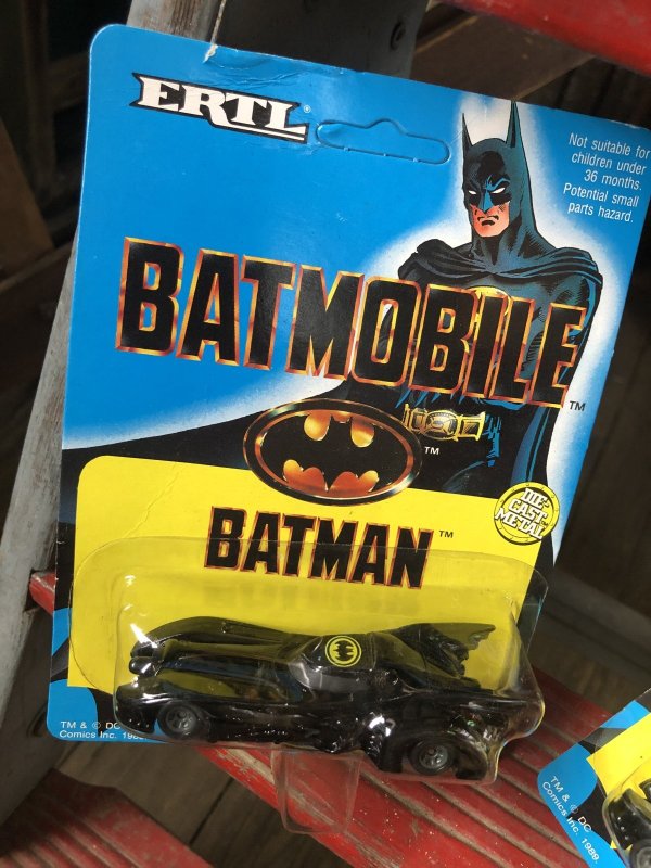 画像12: 80s Vintage Ertl BATMAN Batmobile 1/64 Diecast Car MOC (A324)