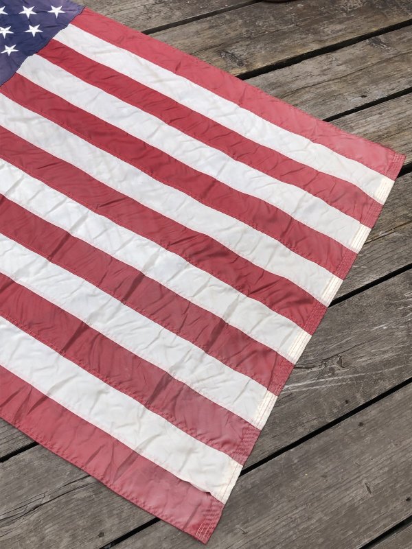 画像22: 60s Vintage Annin and Co Stars and Stripes United States American Flag 50 Stars (A326)