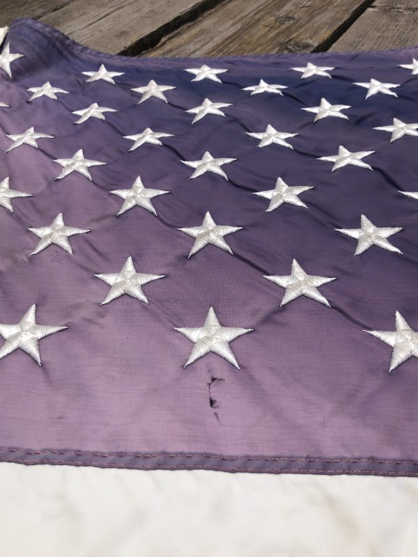 画像18: 60s Vintage Annin and Co Stars and Stripes United States American Flag 50 Stars (A326)