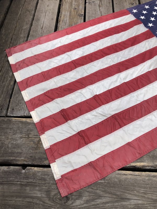 画像27: 60s Vintage Annin and Co Stars and Stripes United States American Flag 50 Stars (A326)