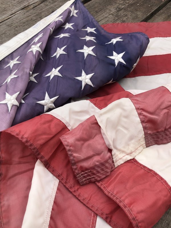 画像23: 60s Vintage Annin and Co Stars and Stripes United States American Flag 50 Stars (A326)