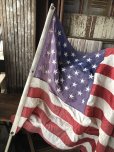 画像2: 60s Vintage Annin and Co Stars and Stripes United States American Flag 50 Stars (A326) (2)