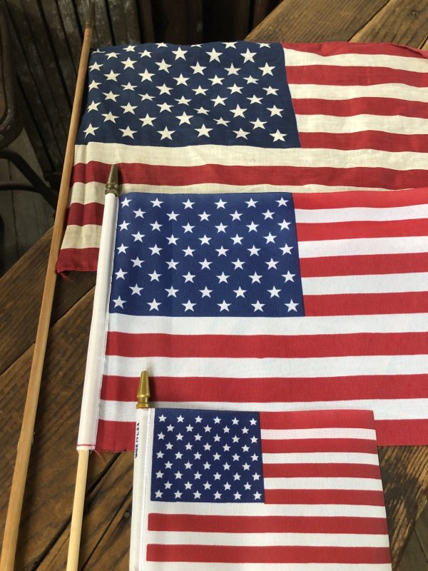 画像13: Vintage Stars and Stripes United States American Flag 50 Stars 61cm/21x32cm (A328)