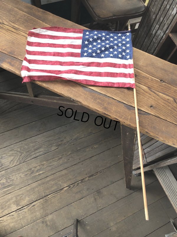 画像8: Vintage Stars and Stripes United States American Flag 50 Stars 79cm /29x42 cm (A327)