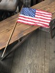 画像2: Vintage Stars and Stripes United States American Flag 50 Stars 79cm /29x42 cm (A327) (2)