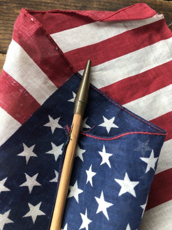 画像6: Vintage Stars and Stripes United States American Flag 50 Stars 79cm /29x42 cm (A327)