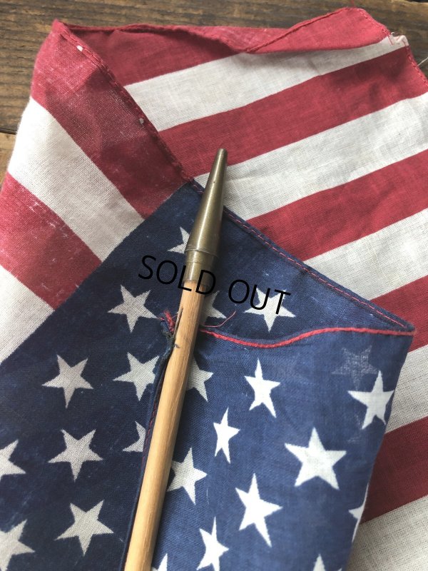 画像6: Vintage Stars and Stripes United States American Flag 50 Stars 79cm /29x42 cm (A327)