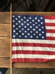 画像3: Vintage Stars and Stripes United States American Flag 50 Stars 79cm /29x42 cm (A327) (3)