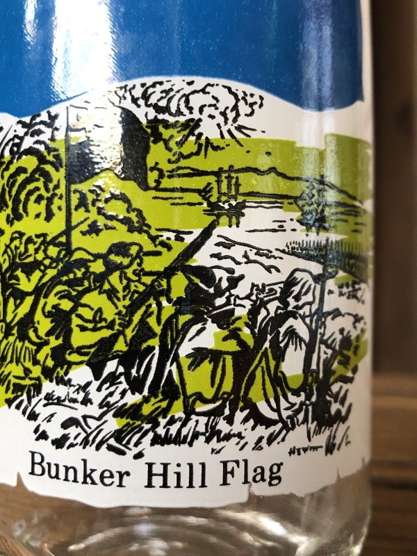 画像7: 70s Vintage Coca Cola Heritage Glass Bunker Hill Flag (A335) 　
