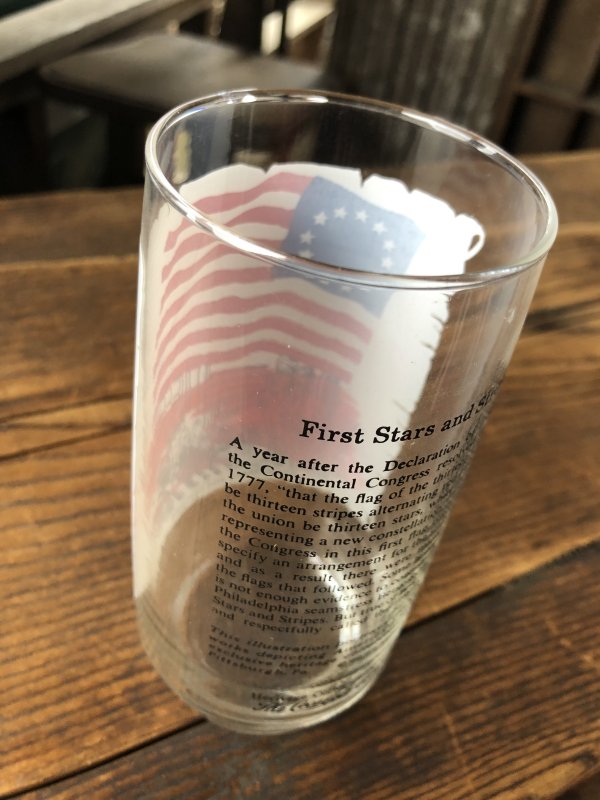 画像2: 70s Vintage Coca Cola Heritage Glass First Stars and Stripes (A340) 　