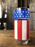Vintage Groovy American Old Glory Stars and Stripes Glass 50 (A331) 　