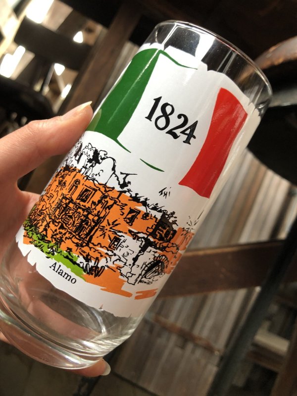 画像8: 70s Vintage Coca Cola Heritage Glass Alamo (A337) 　