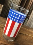 画像2: Vintage Groovy American Old Glory Stars and Stripes Glass 72 (A332) 　 (2)