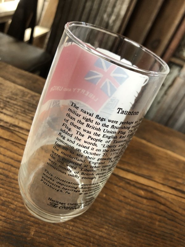 画像2: 70s Vintage Coca Cola Heritage Glass Taunton (A334) 　