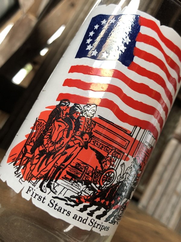 画像5: 70s Vintage Coca Cola Heritage Glass First Stars and Stripes (A340) 　