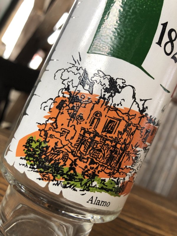画像5: 70s Vintage Coca Cola Heritage Glass Series II Alamo (A342) 　