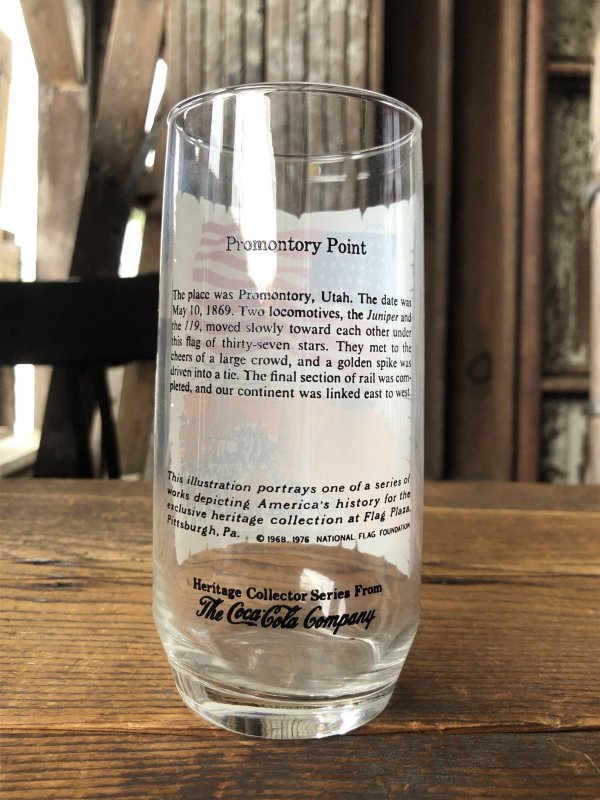 画像3: 70s Vintage Coca Cola Heritage Glass Promontory Point (A339) 　