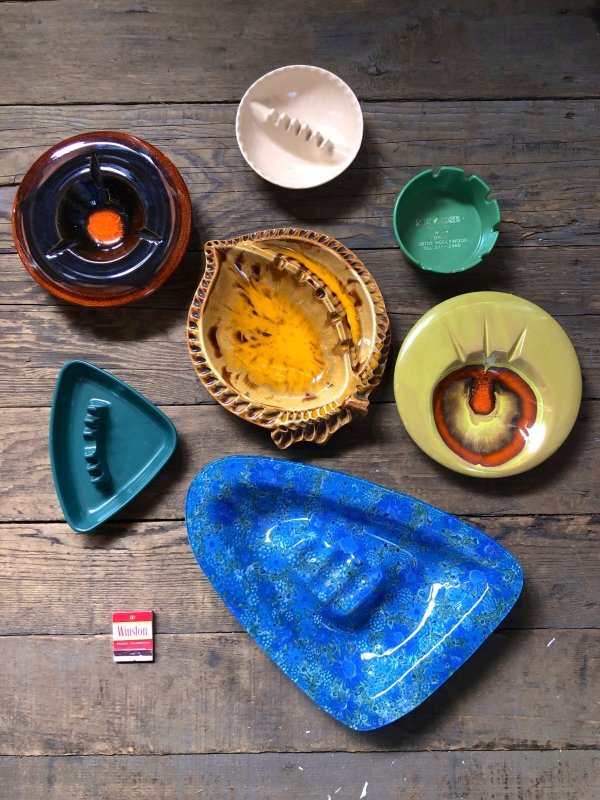 画像8: Vintage MCM Heavy Ceramic Ashtray (A342) 