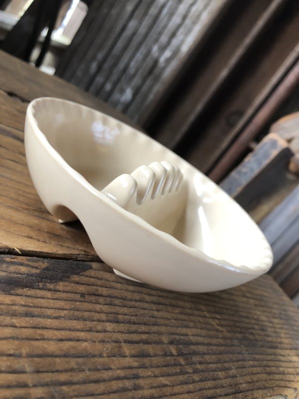 画像4: Vintage MCM Melamine Ashtray Off-white (A345) 